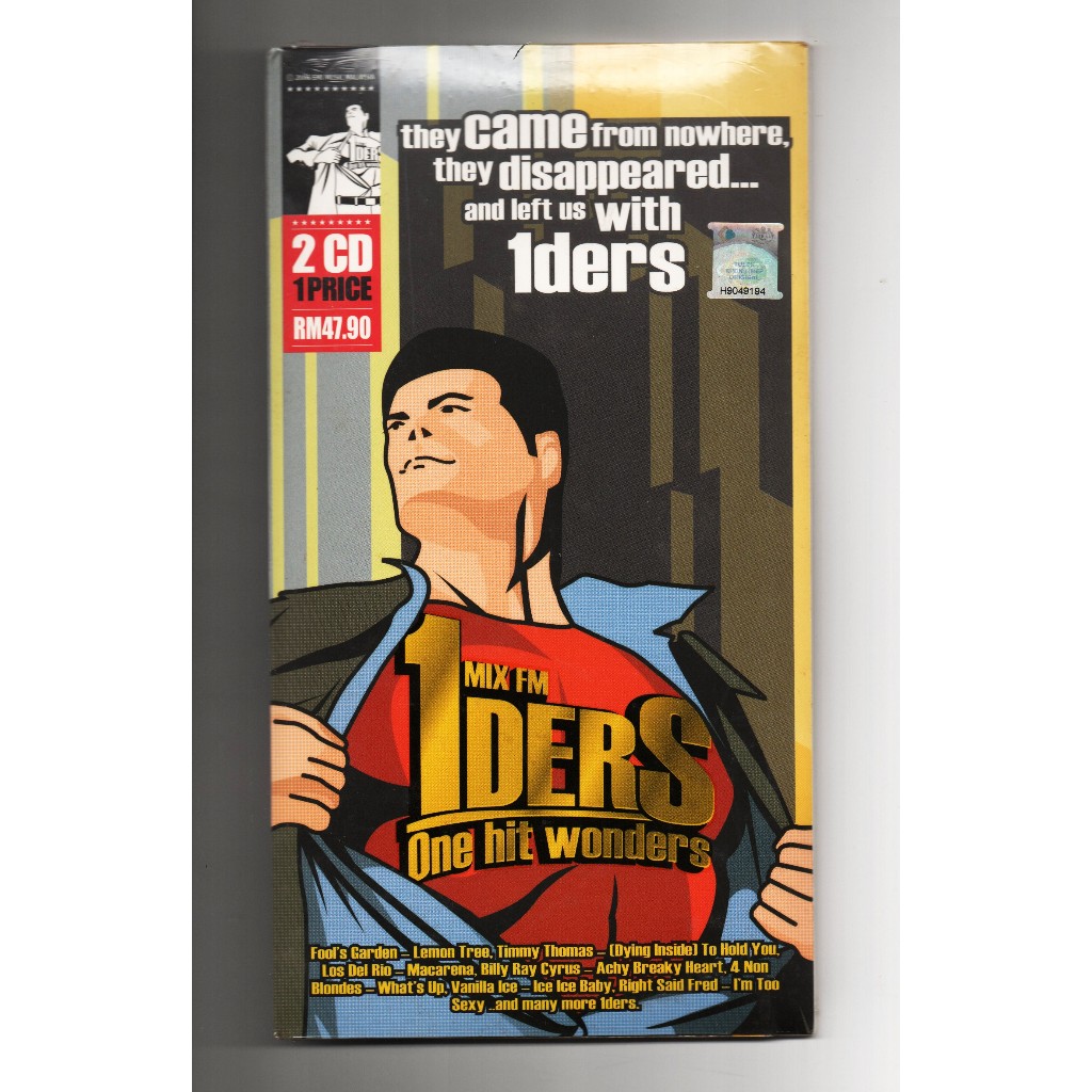 หลากหลาย - 1ders Mix FM : One Hit Wonders ( 2 CD )