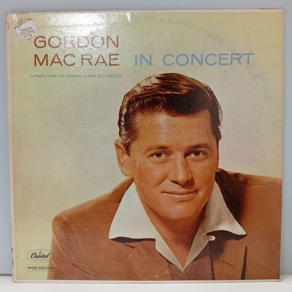 CC19-13 LP TERPAKAI [ GORDON MACRAE - GORDON MACRAE IN CONCERT ] LP มือสอง < G >
