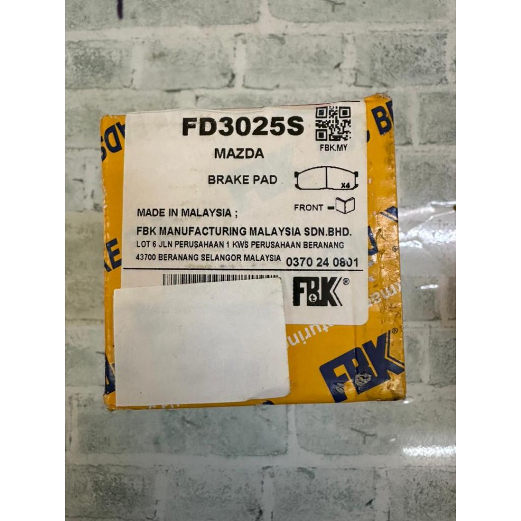 BREK PAD/BRAKE PAD FORD MAXI E1400 E1800 SPECTRON FRONT (FD3025S)