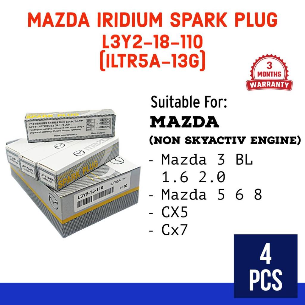 MAZDA L3Y2-18-110 (ILTR5A-13G) PALAM PENCUCUH IRIDIUM - MAZDA 3 BL/ 5 6 8 / CX5/ CX7 IRIDIUM SPARK P