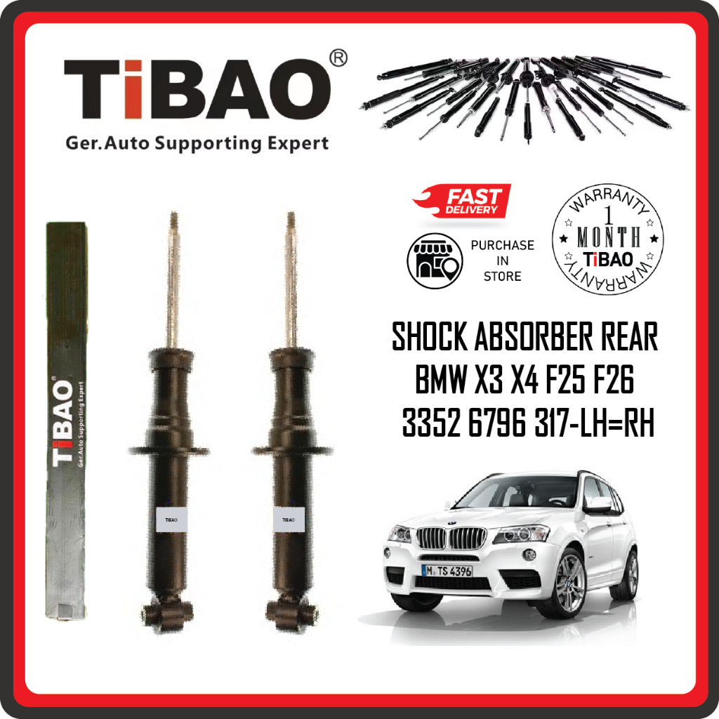 (TiBAO)BMW F25 X3 25i 30i REAR SHOCK ABSORBER (PRICE สําหรับ 1 ชิ้น)