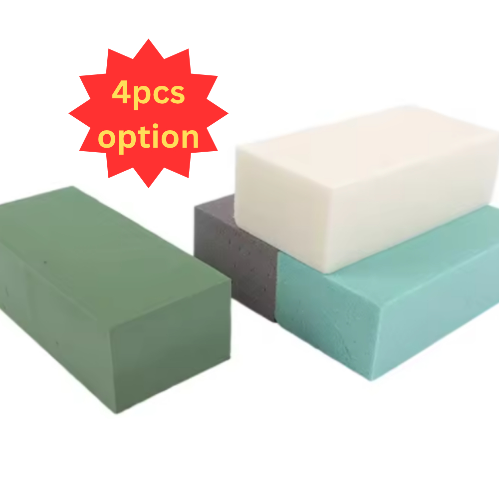 4PCS Floral Sponge PE Foam ขนาดมาตรฐาน / Span Bunga Tidak Berhabuk PE Foam
