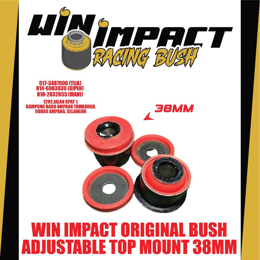 WIN IMPACT BUSH ADJUSTABLE TOP MOUNT 38MM