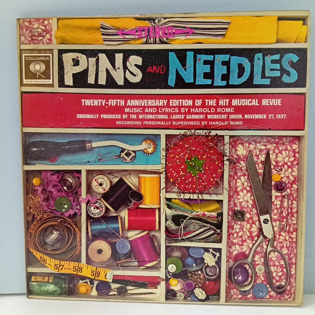 CC39-25 LP TERPAKAI [ HAROLD ROME - PINS AND NEEDLES ] LP มือสอง < G >