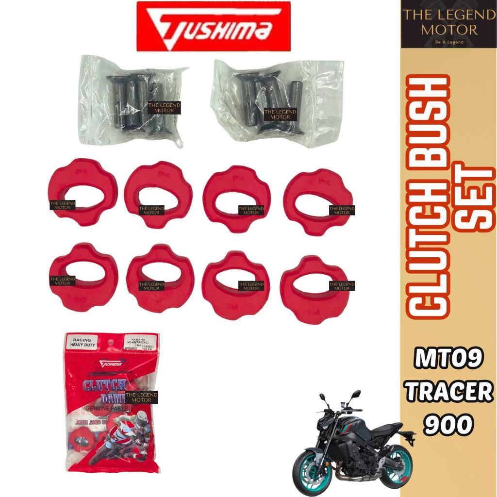 MT09 TRACER900 MT-09 TRACER 900 MT 09 ชุดคลัทช์ Bush Racing Heavy Duty ยาง Damper Klac Getah Mangkuk