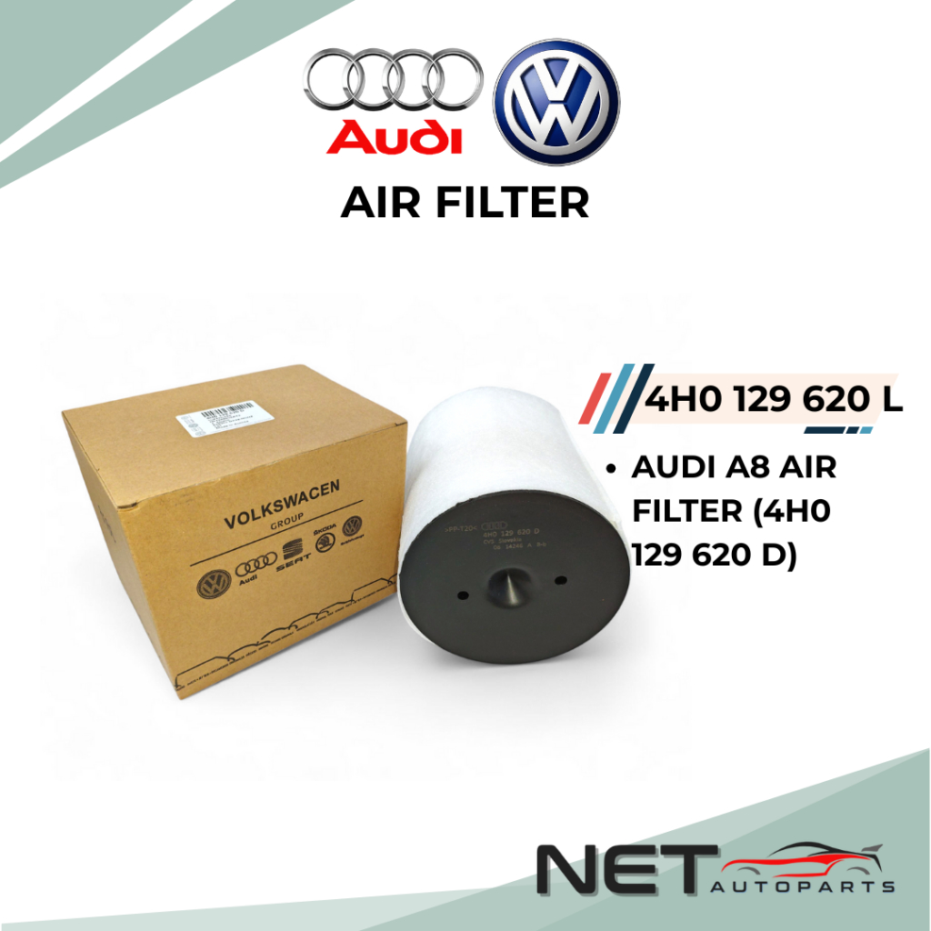 VOLKSWAGEN ENGINE AIR FILTER AUDI A8 AIR FILTER (4H0 129 620 D/4H0 129 620 L)