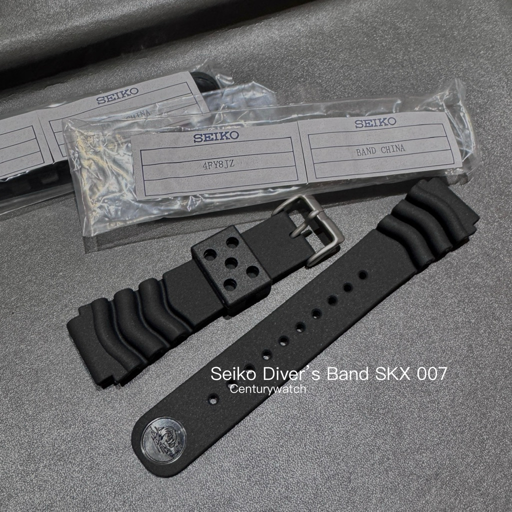 SEIKO DIVERs WATCH BAND SKX007 STRAP ( 22MM BLACK)