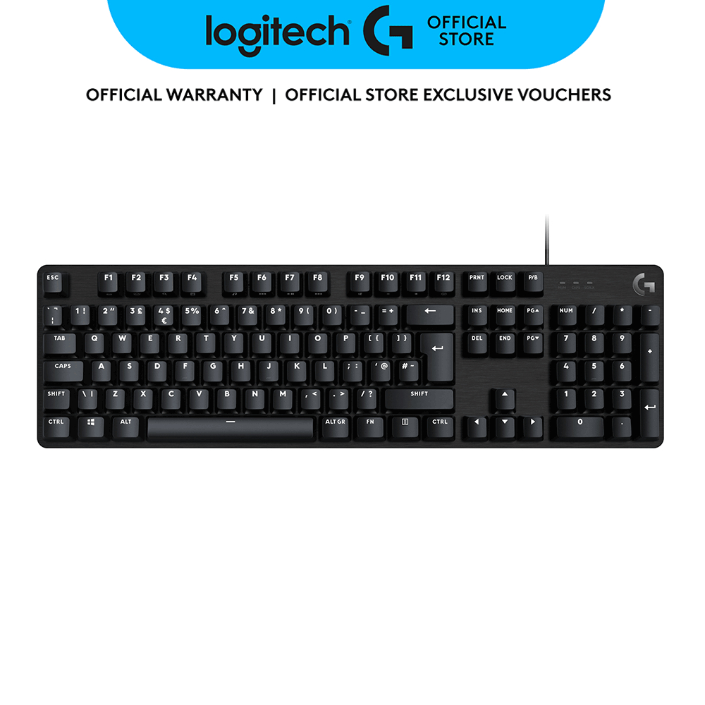 คีย์บอร์ดเกมมิ่งแบบกลไกขนาดเต็ม Logitech G413 SE - คีย์บอร์ดเรืองแสงพร้อมสวิตช์กลไกสัมผัส