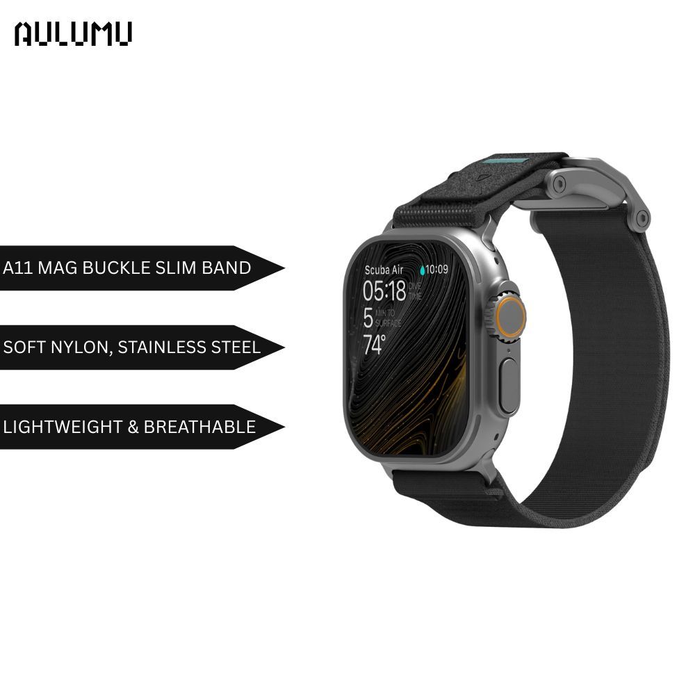 Aulumu A11 Mag Buckle Slim Band สําหรับ App.le Watch Series