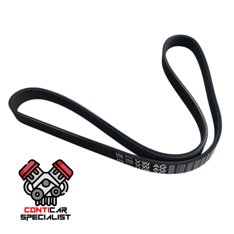 06ล903137A POLY V-BELT เข็มขัดพัดลมสําหรับ VW GOLF MK7 PASSAT B8 TIGUAN MK2 AUDI A4 A5 A6 A7 Q5 Q7 T