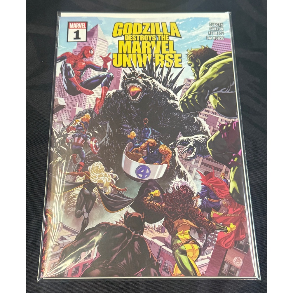 Godzilla Destroys the Marvel Universe 1 - MARVEL COMICS - หนังสือการ์ตูน - -