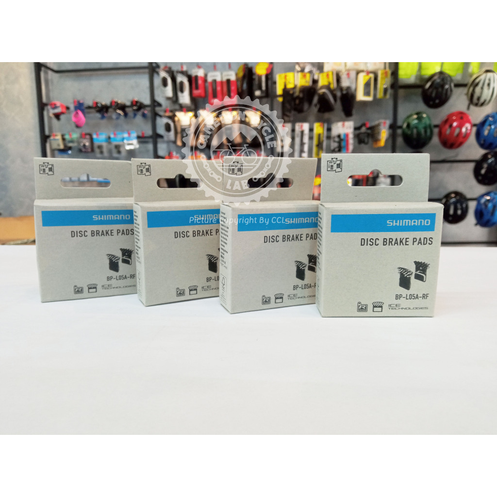 ผ้าเบรคแผ่นดิสก์ SHIMANO พร้อมครีบ L05A-RF