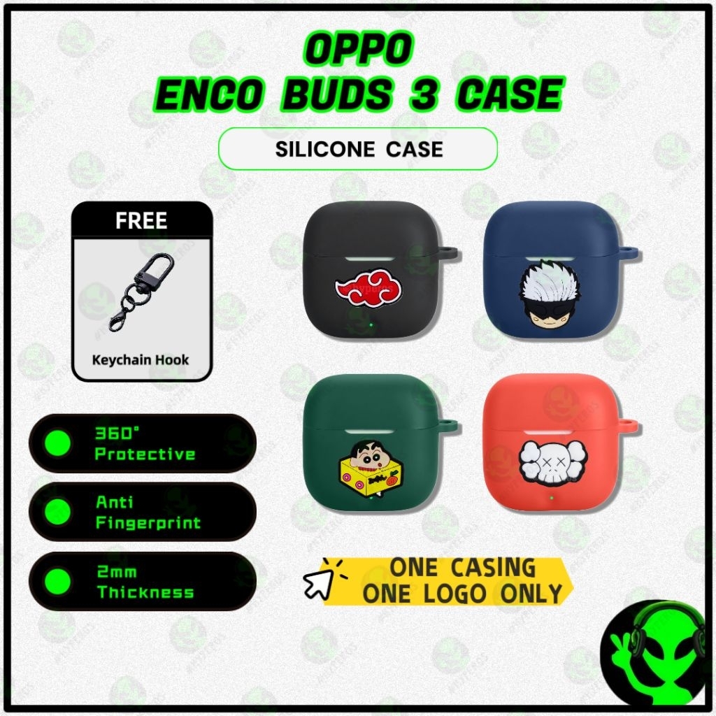 OPPO Enco Buds 3 Case True Wireless Earbud Protective Shell Soft Silicone Case Oppo Enco Buds 3 Case