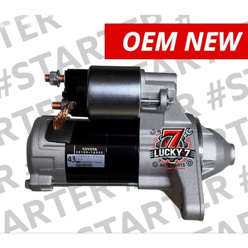 OEM ใหม่ TOYOTA SEG EE90 / EE100 / AE90 / AE92 / AE111 / AE101 9TEETH HIGH SPEED STARTER RECON
