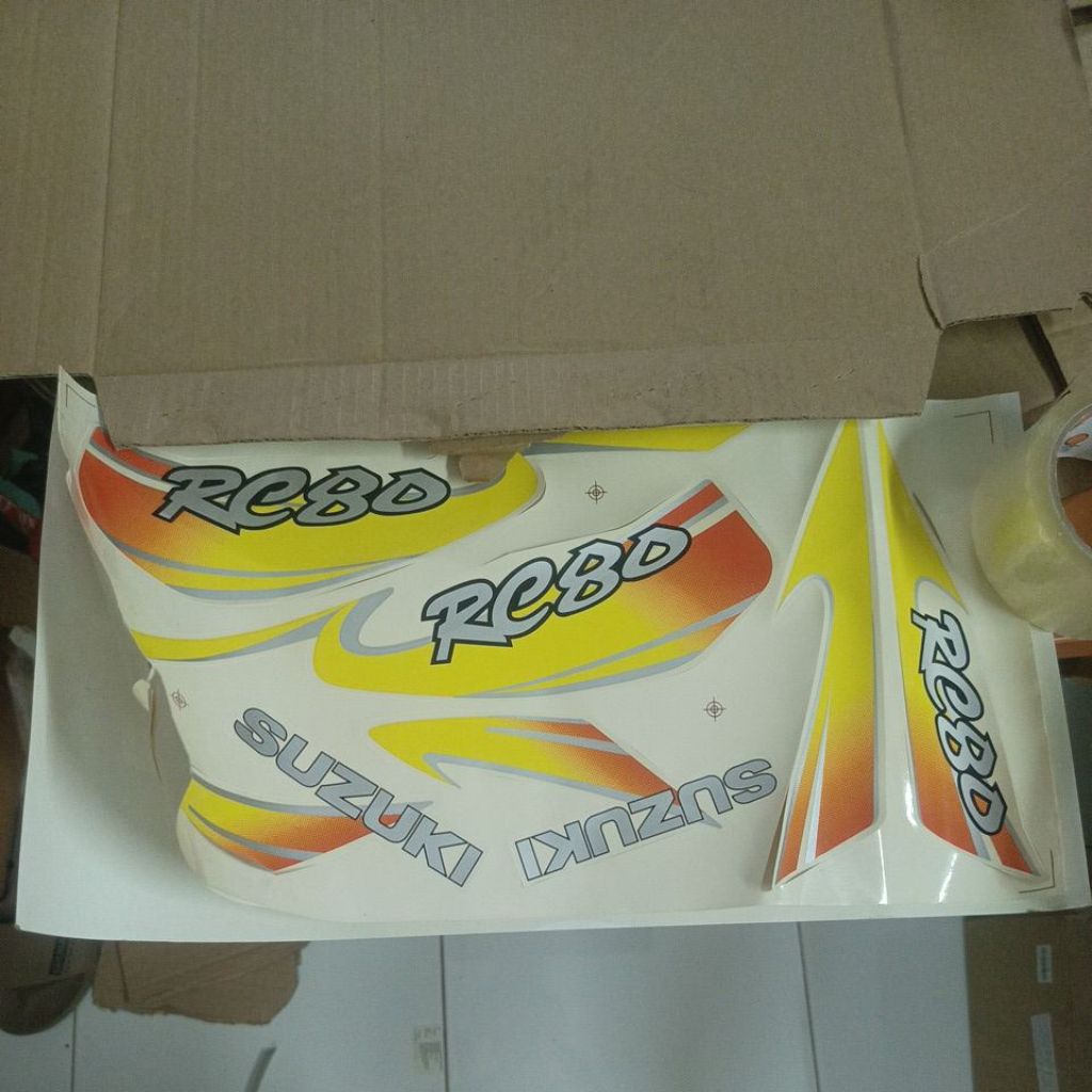 สติ๊กเกอร์ Rc80 Rc100 Suzuki