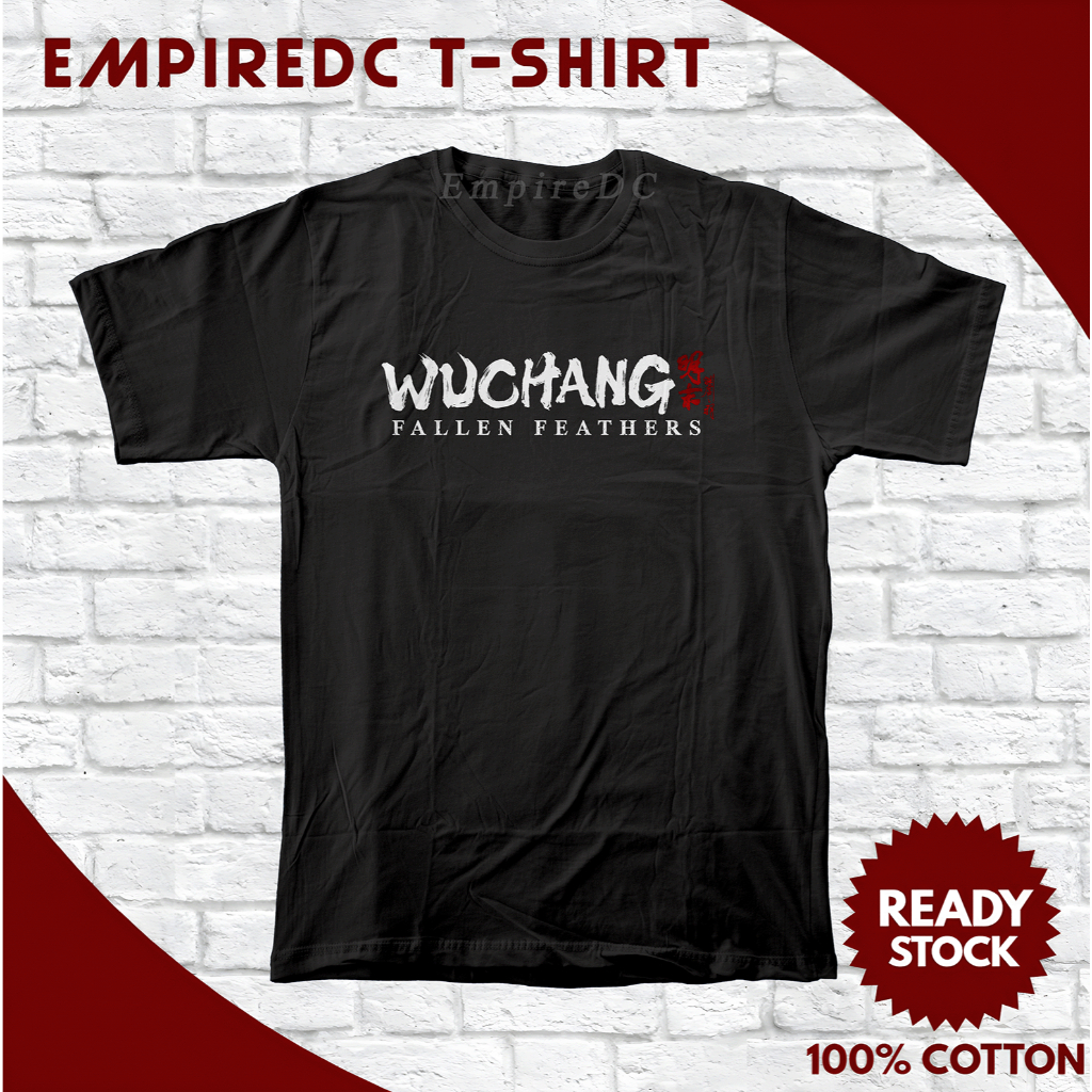 [EmpireDC] เสื้อยืดผ้าฝ้ายคอกลมสําหรับเล่นเกมพีซี Wuchang Fallen Feathers
