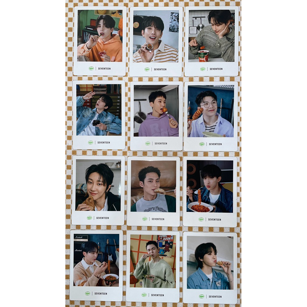 การ์ดรูปถ่ายสิบเจ็ดของ bibigo