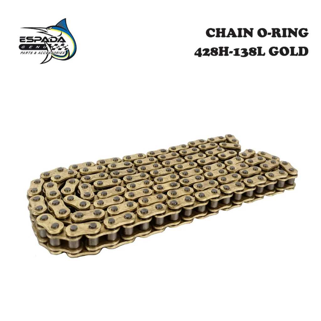 CHAIN O-RING (ESPADA) 428H-138L GOLD
