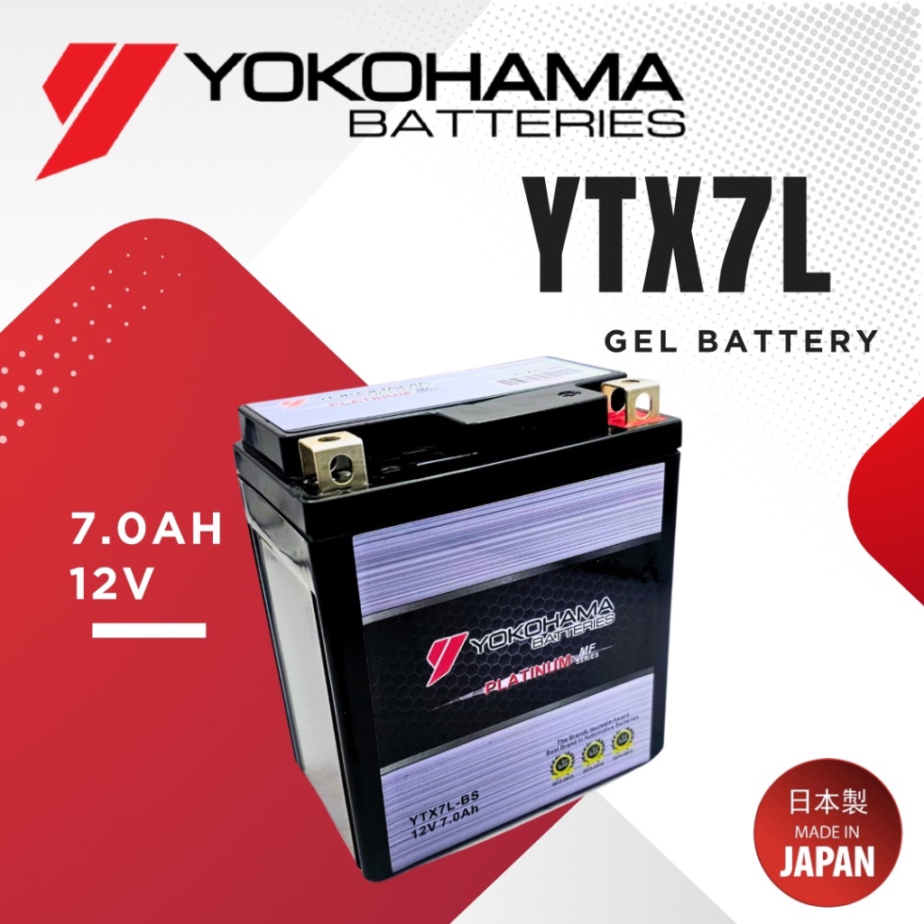 YTX7L / YTX7L-BS YTZ8V แบตเตอรี่เจลรถจักรยานยนต์สําหรับ R25 / BENELLI RFS150 / CBR150 / CBR250 / KLX