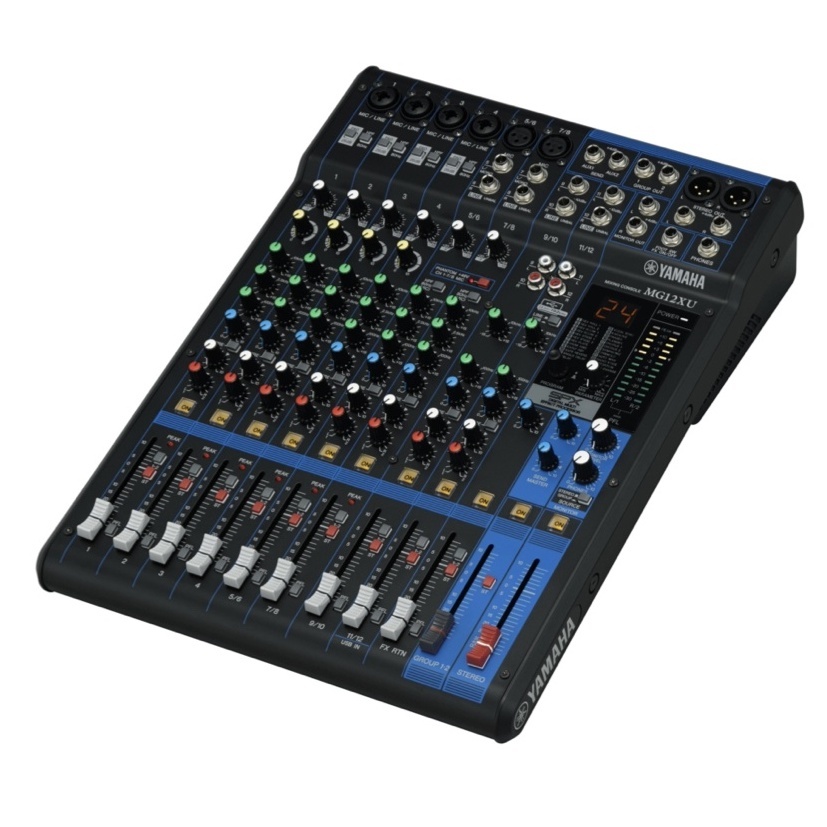 Yamaha - MG12XU professional MIXER MIXER สามารถใช้เป็นอินเทอร์เฟซบันทึก USB รองรับ 48V