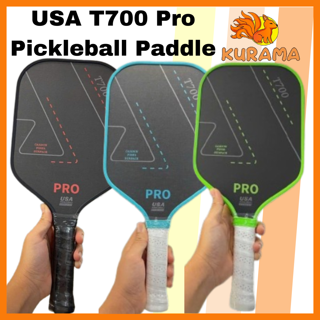 USA T700 Pro Joola Pickleball Paddle คาร์บอนไฟเบอร์ Pickleball Racket สําหรับกีฬาเทนนิส