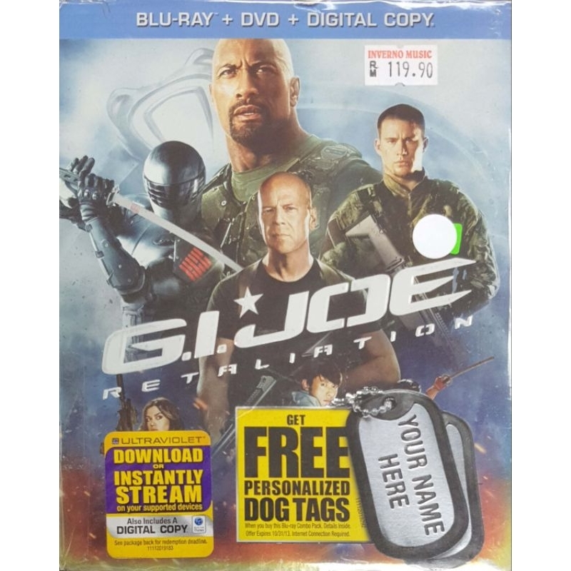 GIJoe - Retaliation (บลูเรย์ + ดีวีดี + สําเนาดิจิทัล)