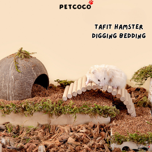 PetCoCo 🐾Tafit Soft Cork Granule 5.5L 400g Bedding Hamster Natural Burrowing/Digging | 它适橡木软木粒仓鼠垫料金丝
