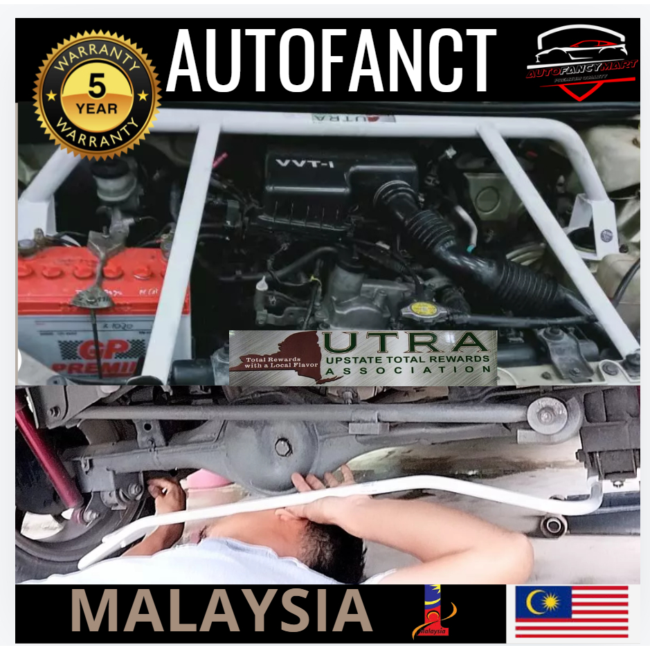 TOYOTA AVANZA 2003-2012 FRONT STRUT BAR 4 POINT และด้านหลัง ANTI ROLL BAR 16MM 19MM