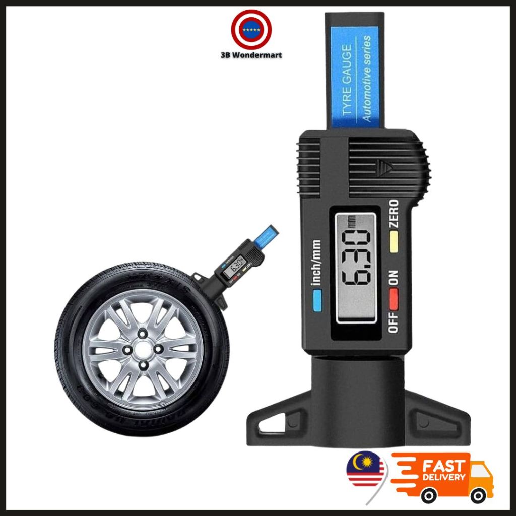 1 PC Auto ความลึกวัดเครื่องมือวัด Caliper Digital gauge ความลึก gauge Tyre