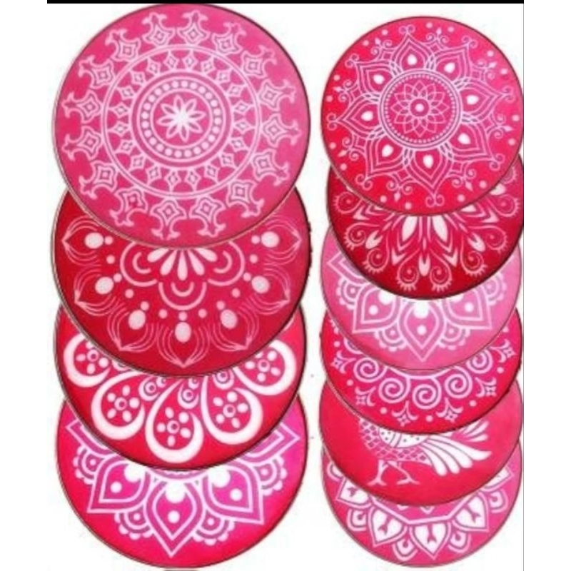 Rangoli ลายฉลุสีดีไซน์ 15 นิ้ว Rangoli Kolam Rangoli ลายฉลุ Acuan Kolam Deepavali ตกแต่ง