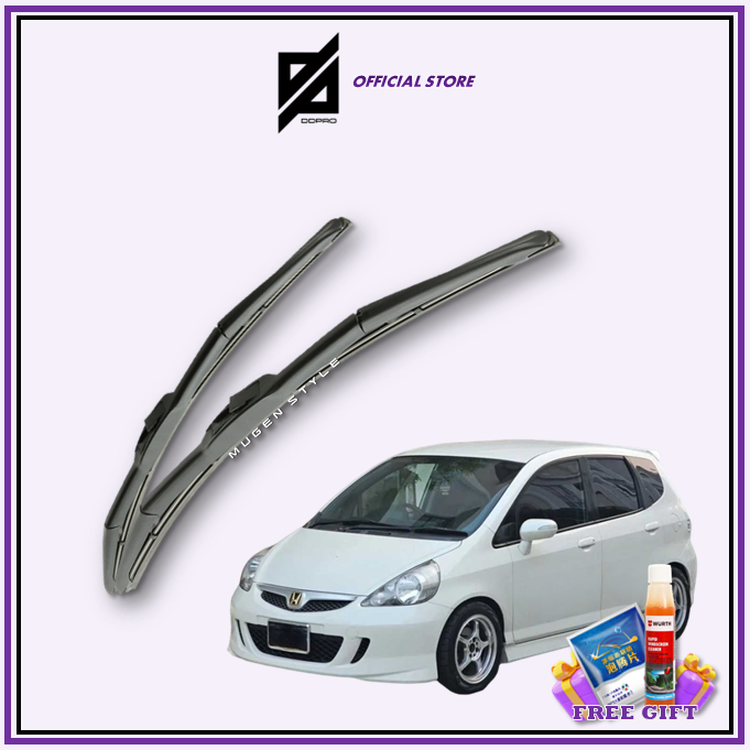 Honda FIT/JAZZ GD 2001-2008 SUMA Mugen ที่ปัดน้ําฝนซิลิโคน 24"/14" (24 นิ้ว + 14 นิ้ว) SET