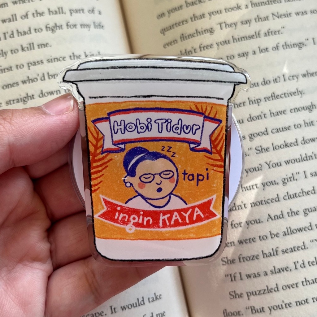 Hobi Tidur Tapi Ingin Kaya Magnetic Phone Grip Magsafe Griptok