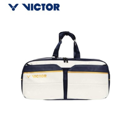 VICTOR x OLYMPIC Collection กระเป๋าแร็กเก็ตทรงสี่เหลี่ยม BR9612 (สีขาว/กรมท่า)