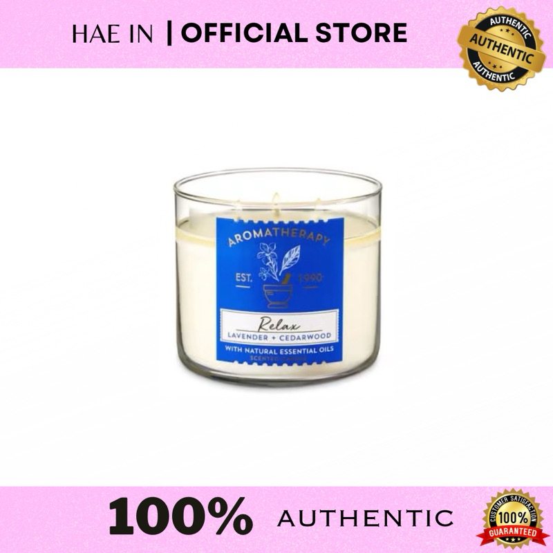 B1B1 D0UBLE Y0U CANDLE RELAX LAVENDAR CEDARWOOD | & ของแท้