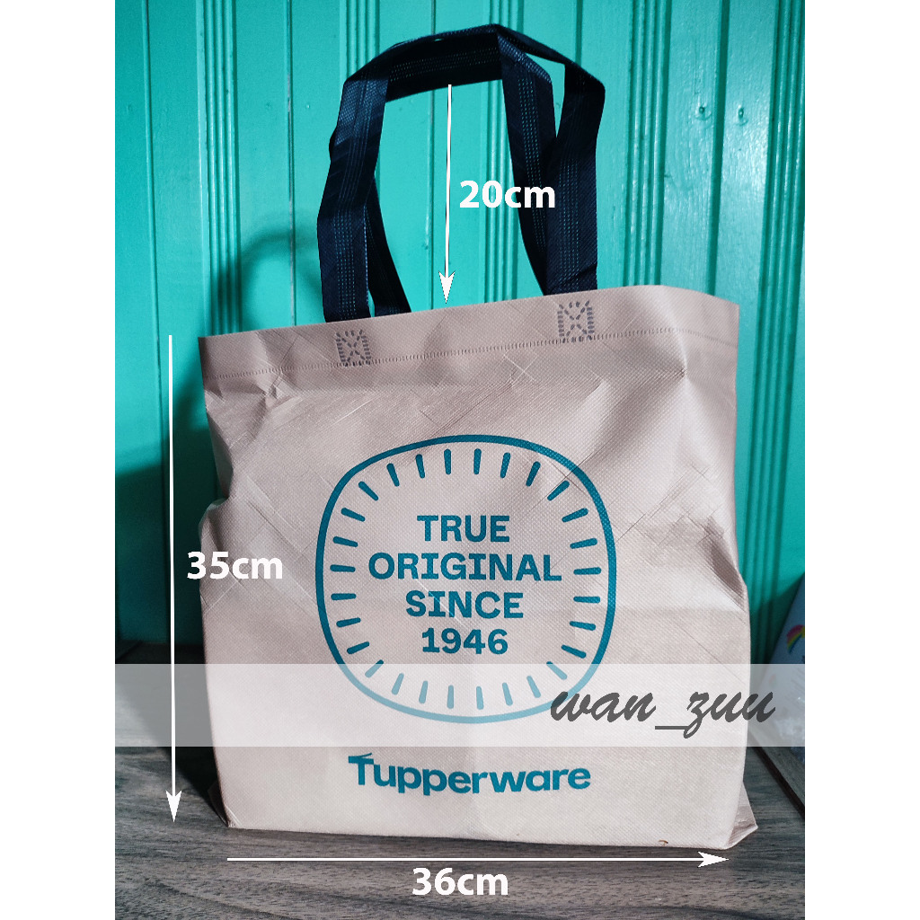 Tupperware Nonทอ/Recycle Bag Kit Bag (สีเบจสี)