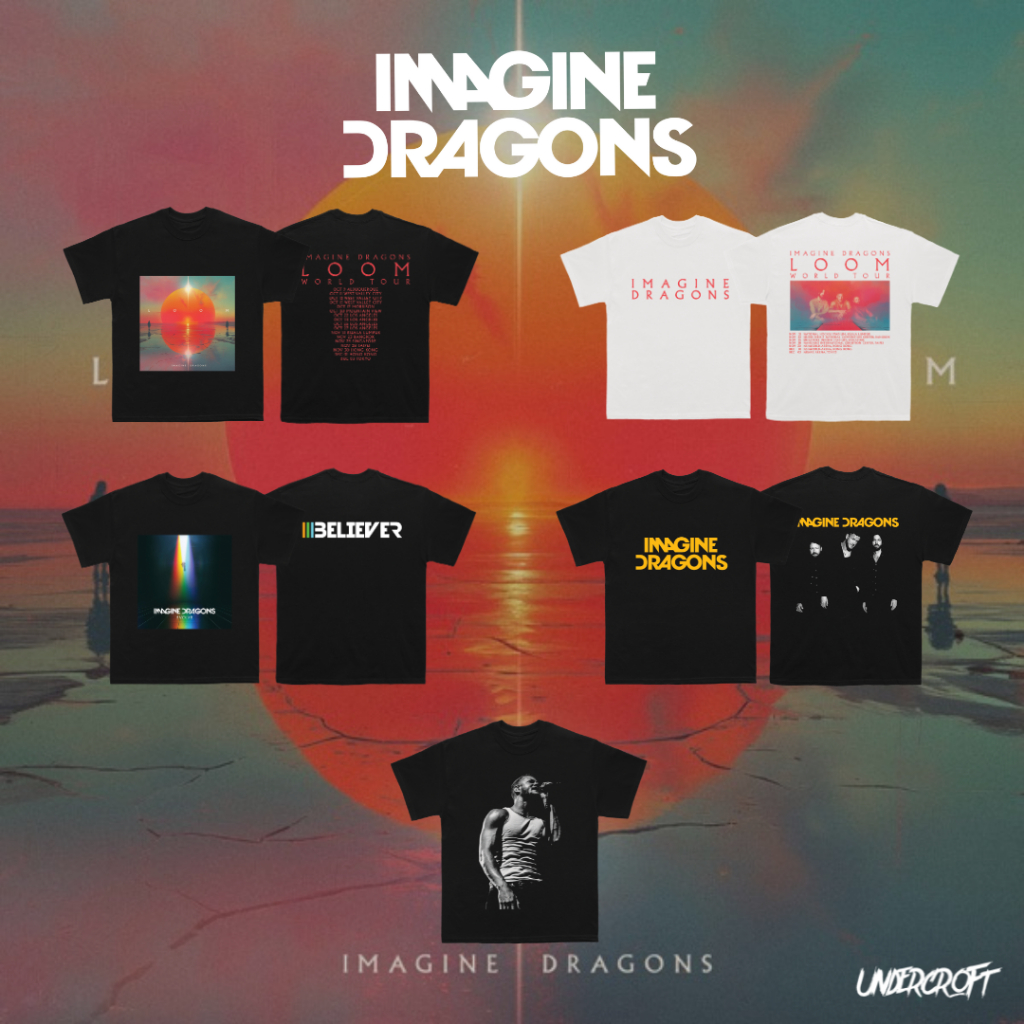 Imagine DRAGONS LOOM World Tour Merchanted Oversize Shirt โดย Undercroft