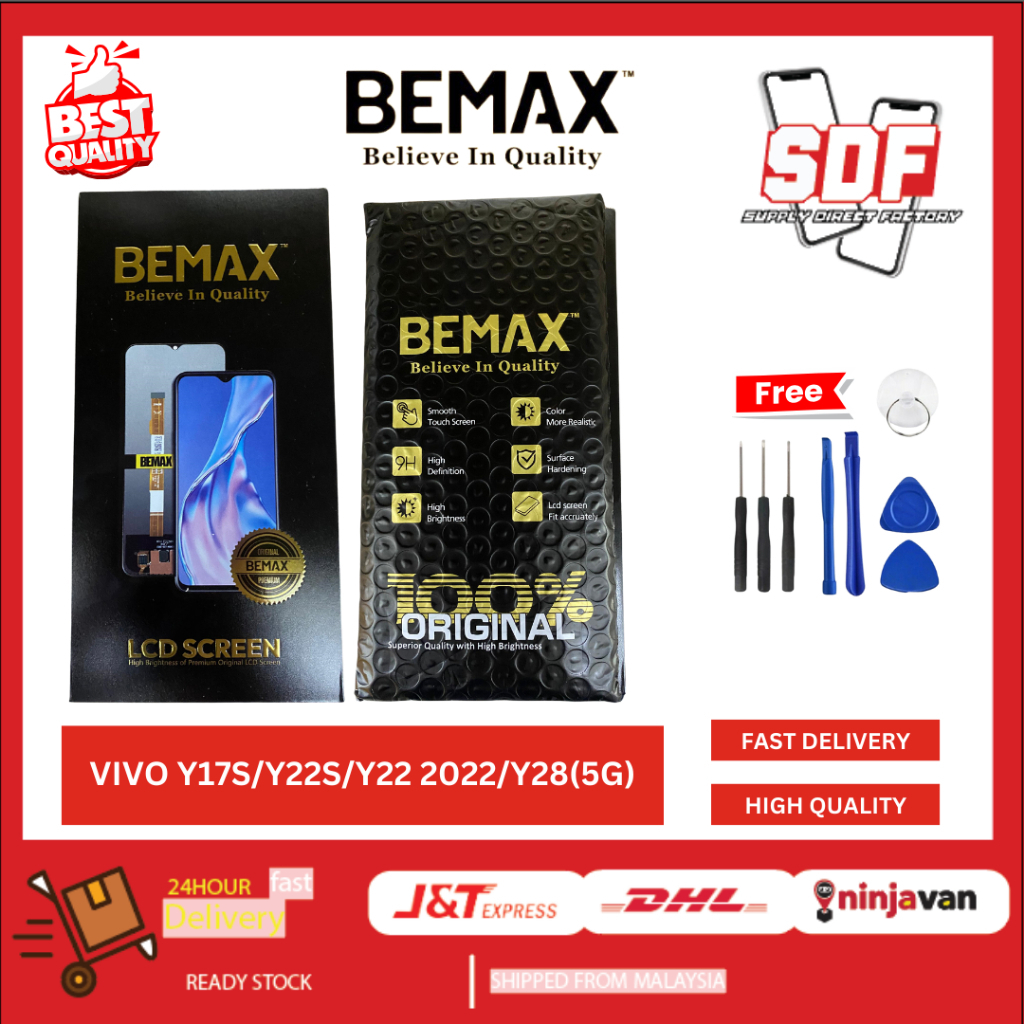 [SDF] จอแสดงผล LCD สําหรับ VIVO VIVO Y17S/Y22S/Y22 2022/Y28(5G) (รับประกัน 1 เดือน)