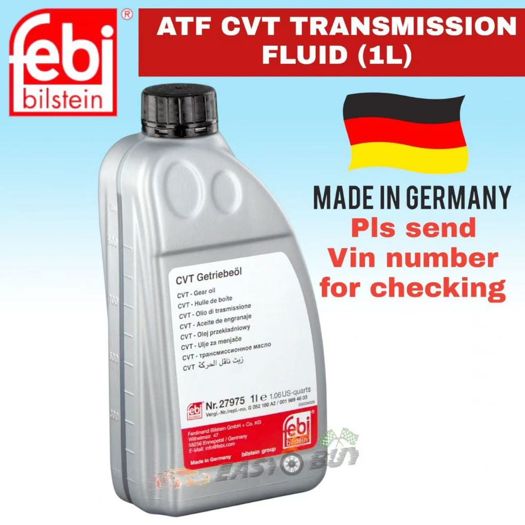 FEBI BILSTEIN (CVT) AUTOMATIC AUTO CVT TRANSMISSION FLUID OIL สีเหลือง (1L) - AUDI A4 A5 B8 BMW MERC