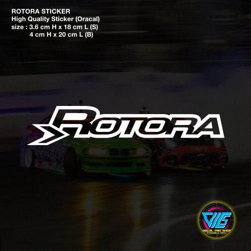 Rotora Logo Sticker / Decal (สติ๊กเกอร์คุณภาพสูง)