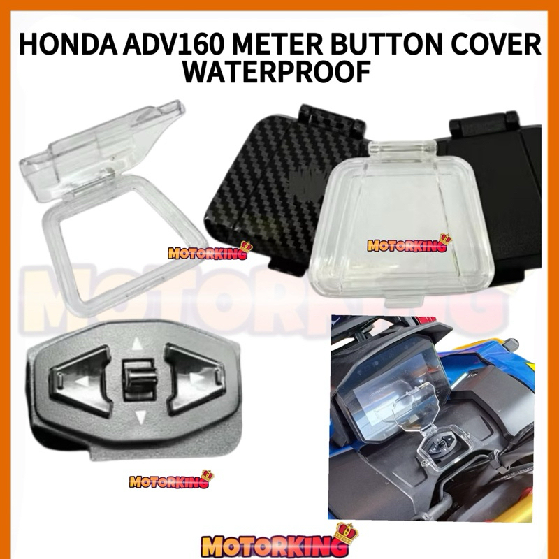 Honda ADV160 METER ฝาครอบปุ่มกันน้ํา CLEAR SMOKE