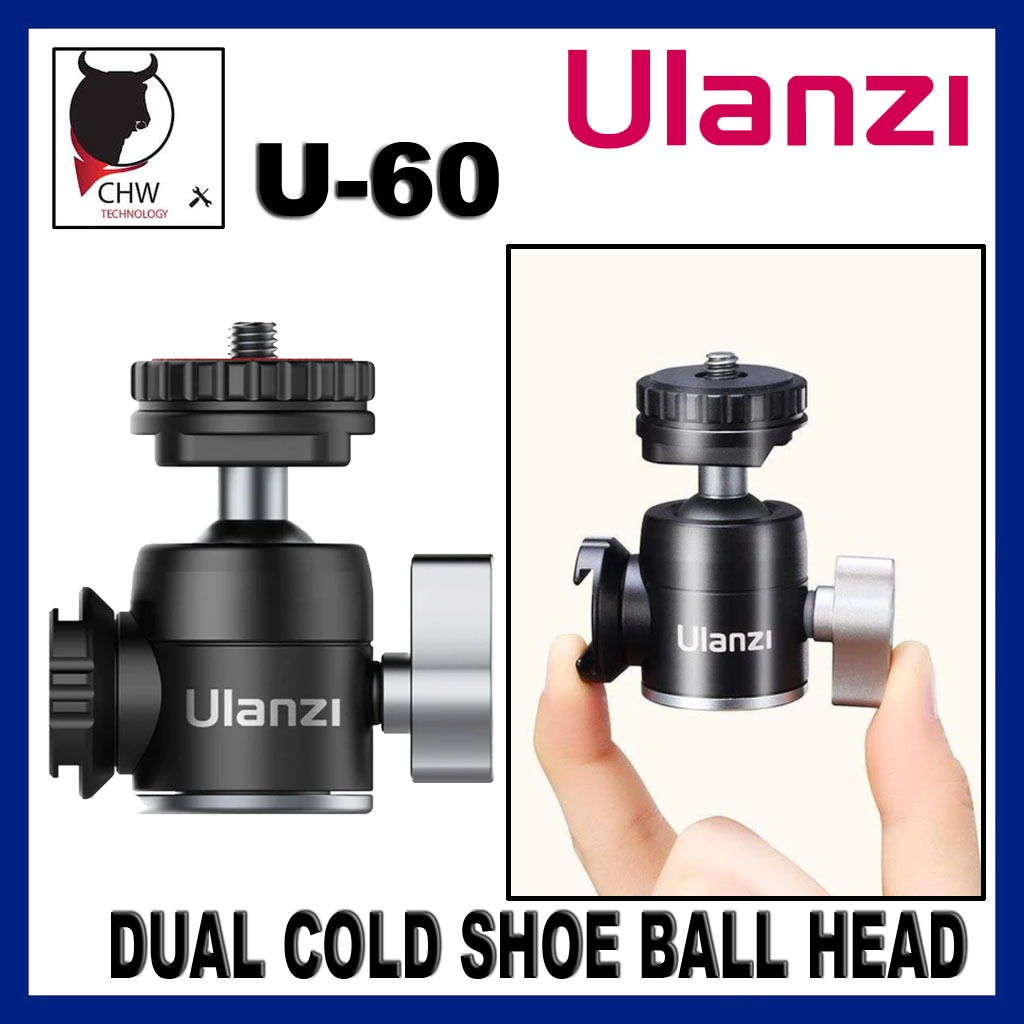 ULANZI U-60 รองเท้าเย็นคู่ BALL HEAD 2046
