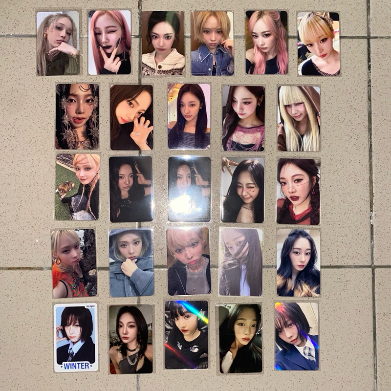 (อัปเดต) Aespa whiplash armageddon ละคร smini เผ็ด pob sm sg บีท kpopmerch karina ning ฤดูหนาว giselle unปิดผนึก