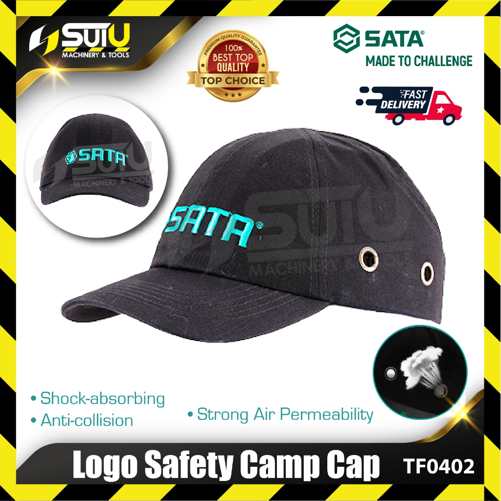 SATA TF0402 / TF 0402 / TF-0402 1PCS โลโก้ความปลอดภัยหมวกแคมป์
