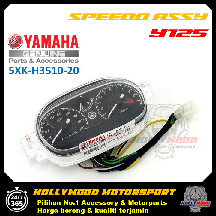 YAMAHA 125ZR SPEEDO METER ASSY 5XK-H3510-20 100% YAMAHA PART PLUG & PLAY เท่านั้น
