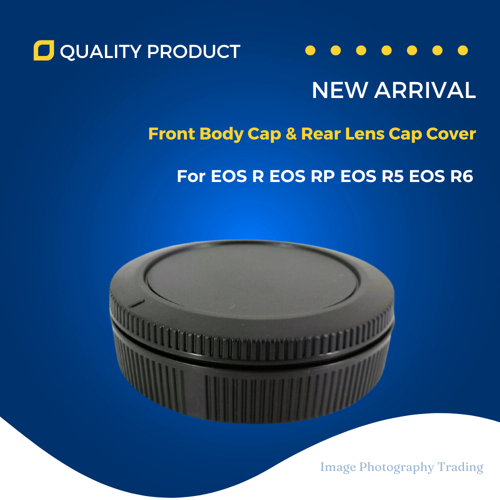 ฝาครอบตัวหน้า Canon EOS และฝาครอบเลนส์ด้านหลังสําหรับ EOS R EOS RP EOS R5 EOS R6