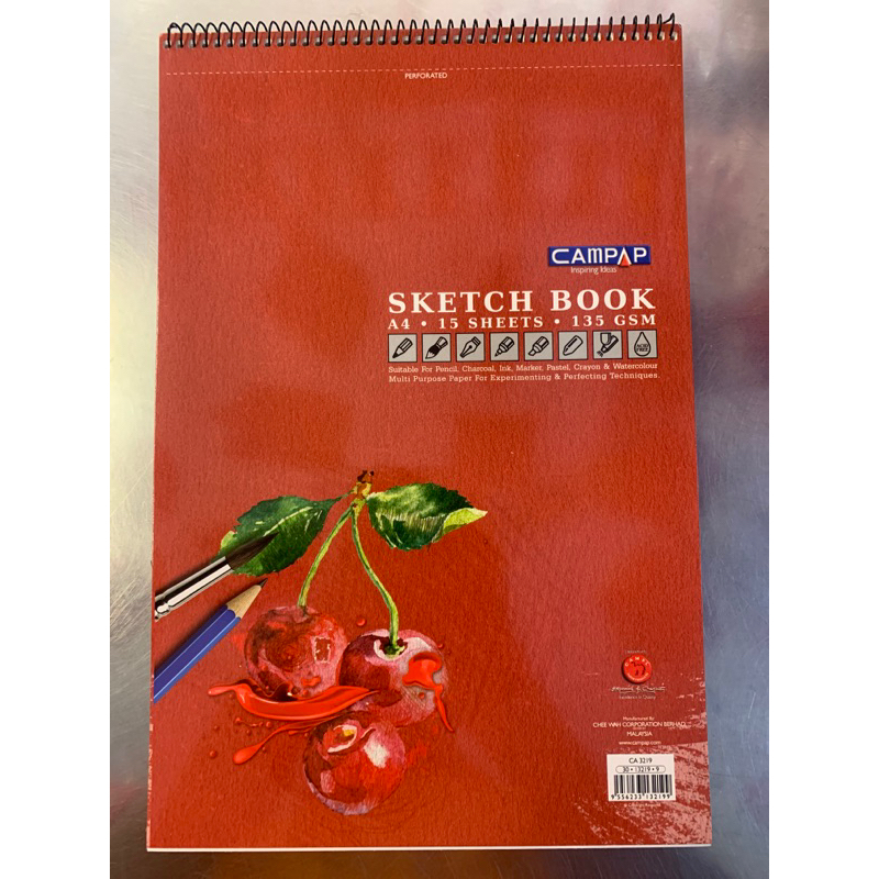 CAMP SKETCH BOOK A4 15S 135GSM