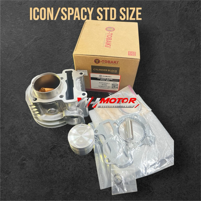 Block honda icon ขนาด 50mm ครบชุด(โทบากิ)