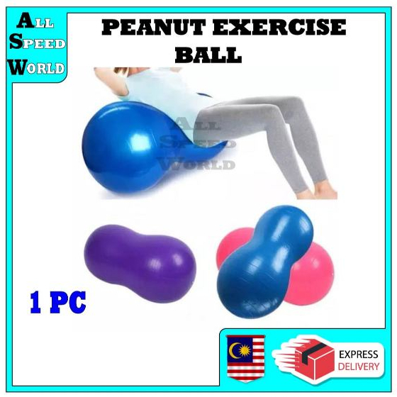 GYM BALL DONUT / GYMNASTIC / PEANUT BALL / EXERCISE / TREATMENT / PREGNANT MOM / BOLA GYM BESAR 1 ชิ