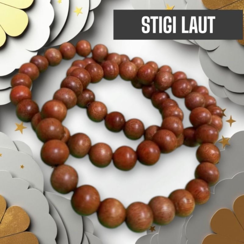 GELANG KAYU STIGI LAUT 8mm (Kayu Magis Tersohor)
