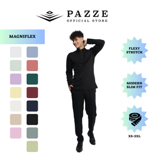 [Magniflex - Flexy Stretch] PAZZE Baju Melayu Modern Slim Fit - Magniflex Series